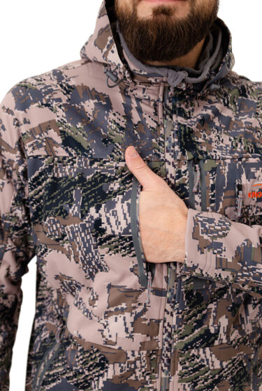 Непродуваемый костюм King Hunter Wind Camo Gray