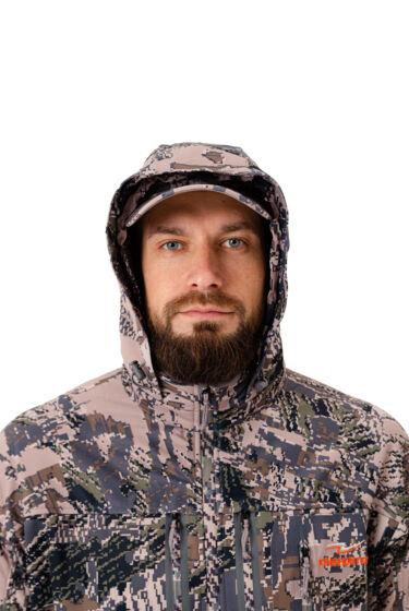 Непродуваемый костюм King Hunter Wind Camo Gray