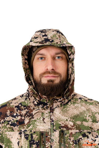 Непродуваемый костюм King Hunter Wind Mountain Camo